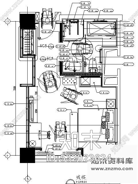 施工图酒店残疾人客房施工图cad施工图下载【ID:532023624】