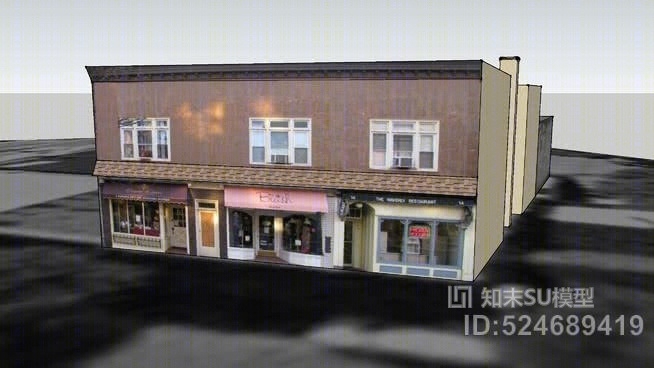 韦弗利玫瑰茶餐厅，精品店，欧洲eleganceSU模型下载【ID:524689419】