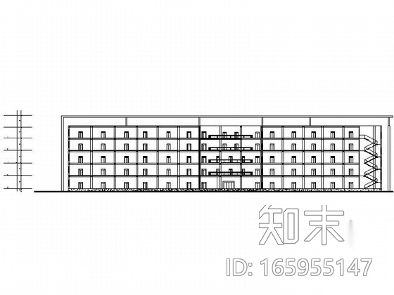 [毕业设计]某大学图书馆方案设计（含CAD）cad施工图下载【ID:165955147】