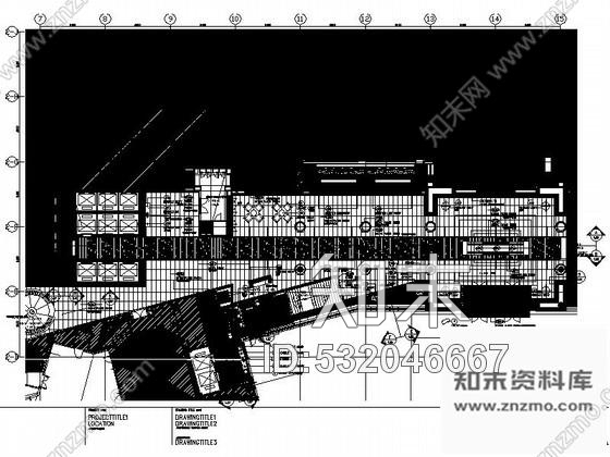 施工图北京品牌酒店大堂室内装修施工图施工图下载【ID:532046667】