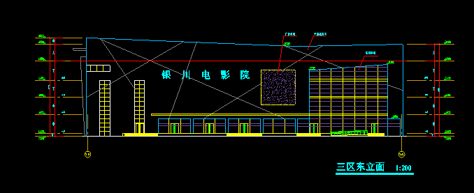 高层圆形平面造型广场建筑施工图施工图下载【ID:149949101】