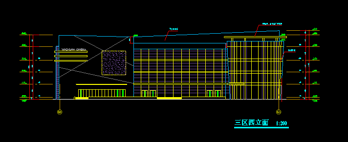 高层圆形平面造型广场建筑施工图cad施工图下载【ID:149949101】