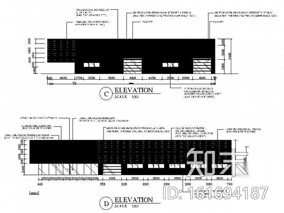 [英文]保时捷汽车展厅装修图纸cad施工图下载【ID:161694187】