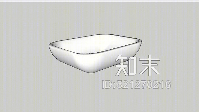 HATALA快乐时间17:00洗脸盆（Y0QQ）SU模型下载【ID:521270216】