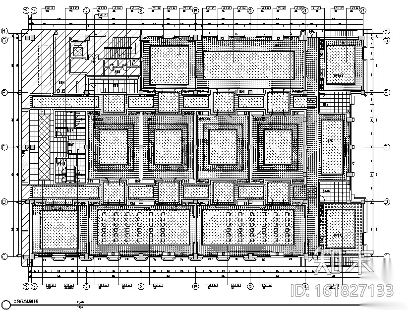 [山东]奢华五星级大酒店室内装饰全套施工图（附效果图）cad施工图下载【ID:161827133】