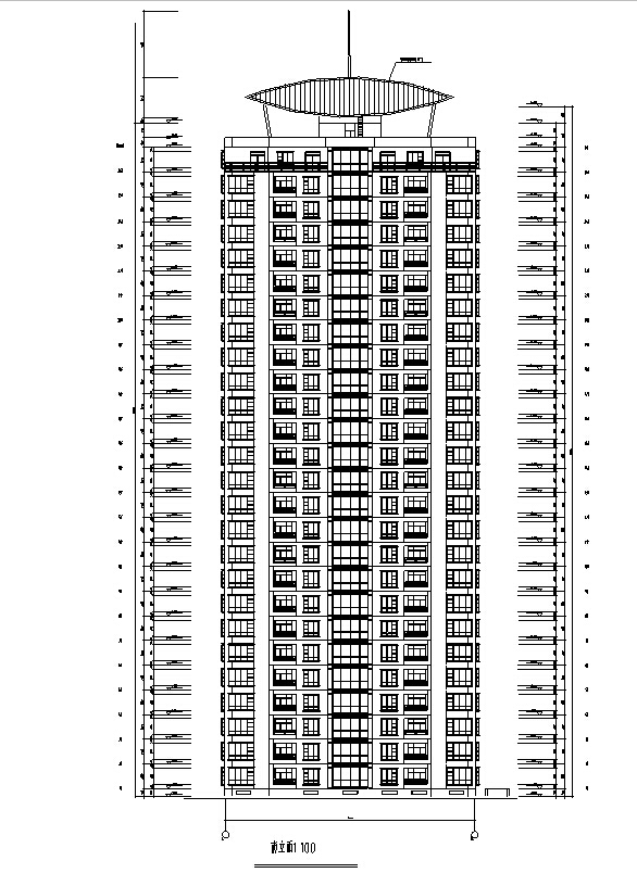 [合集]3套华东院设计住宅建筑施工图cad施工图下载【ID:166233180】