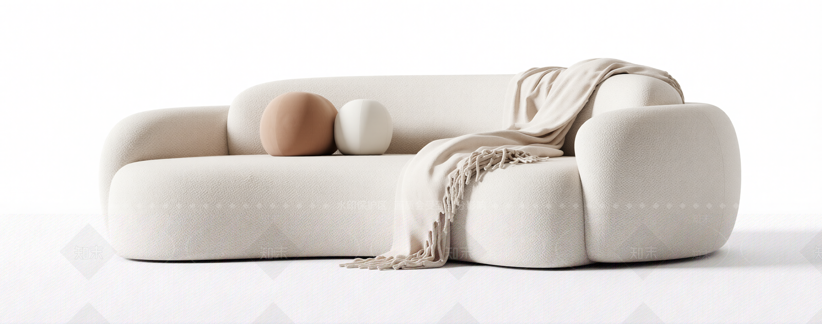 现代简约沙发模型3D模型下载【ID:1205546742】