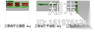 精装酒店前厅室内装修图cad施工图下载【ID:161976121】