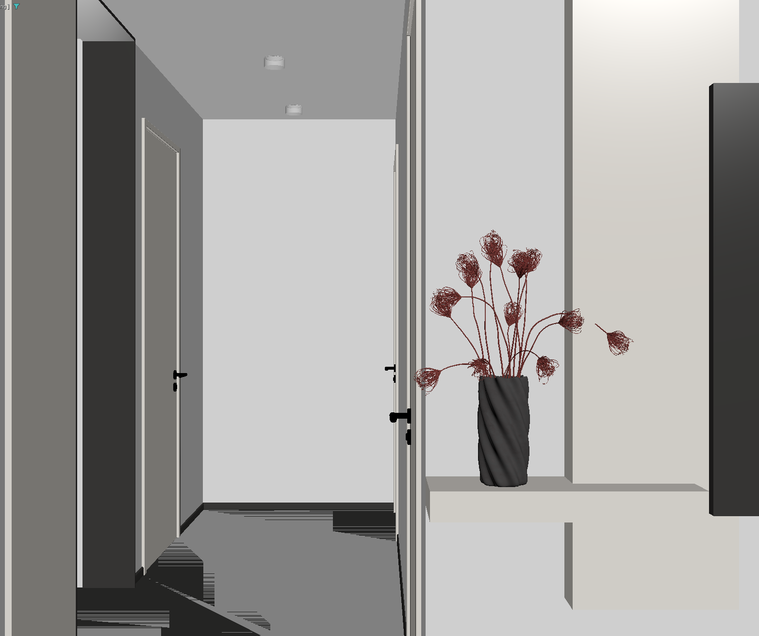 现代玄关3D模型下载【ID:1215126217】
