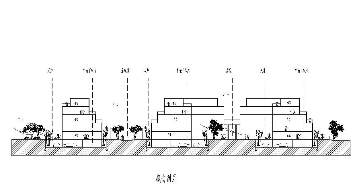 [浙江]小高层及花园式洋房建筑施工图（含商业）cad施工图下载【ID:149778165】