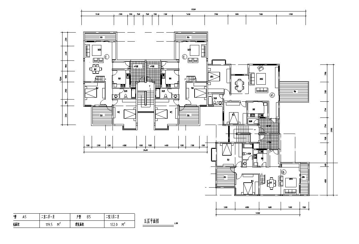 [浙江]小高层及花园式洋房建筑施工图（含商业）施工图下载【ID:167916108】