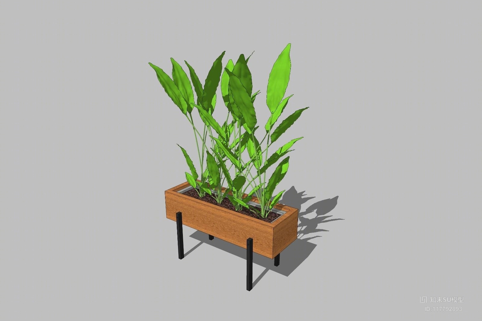 精品免费盆栽SU模型下载【ID:117792893】