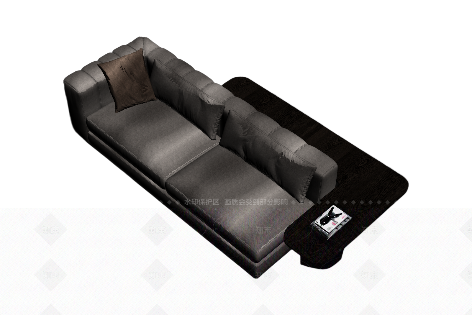 现代风格沙发组合3D模型下载【ID:1205544874】
