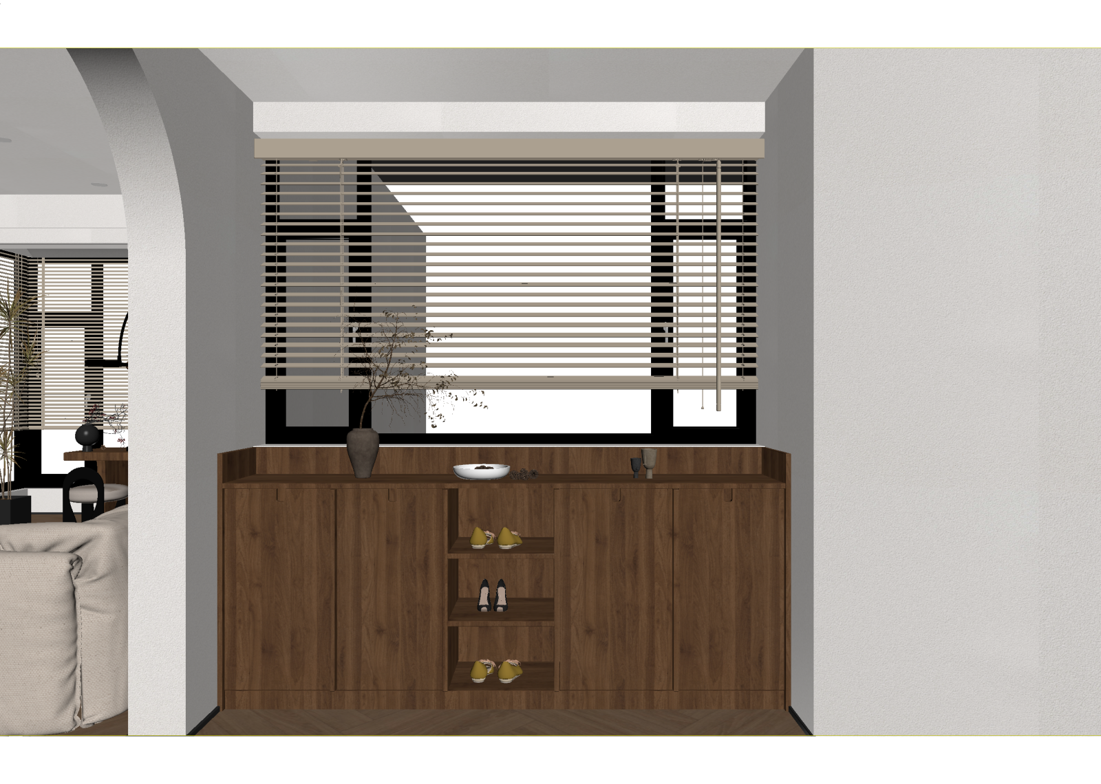 现代玄关3D模型下载【ID:1214616418】