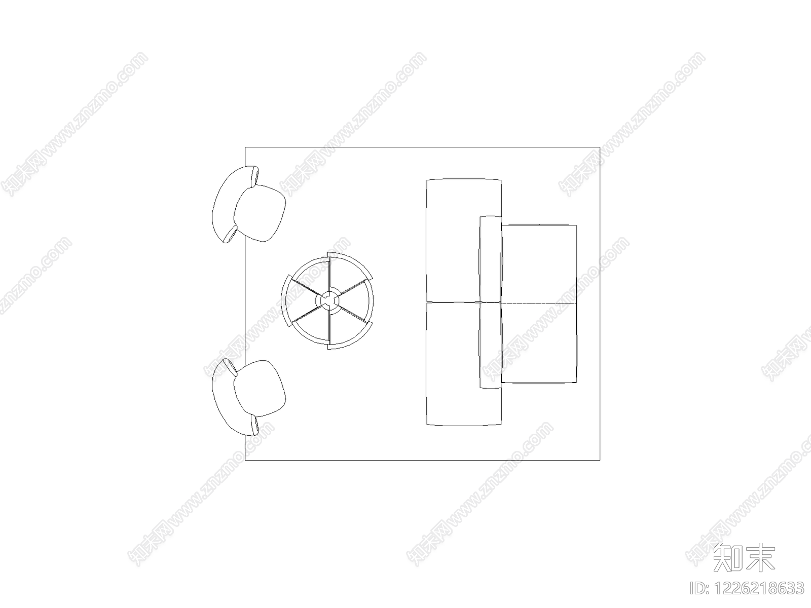 现代,极简家装图库CAD图纸