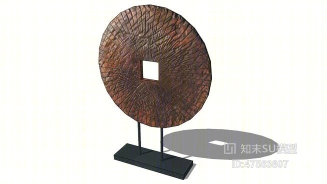 雕塑SU模型下载【ID:619268896】