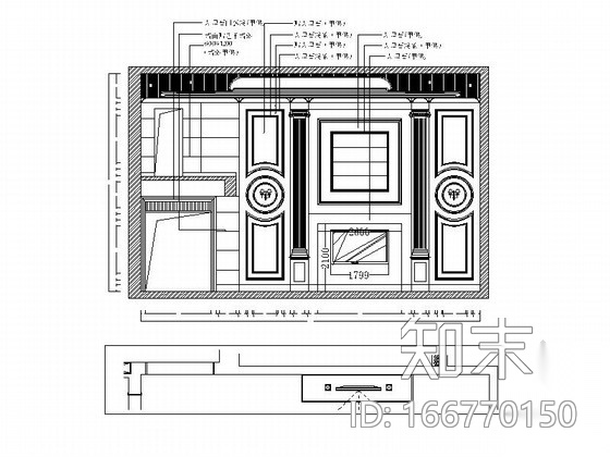 豪华170万装修的三层欧式乡村风格别墅室内设计施工图（...cad施工图下载【ID:166770150】