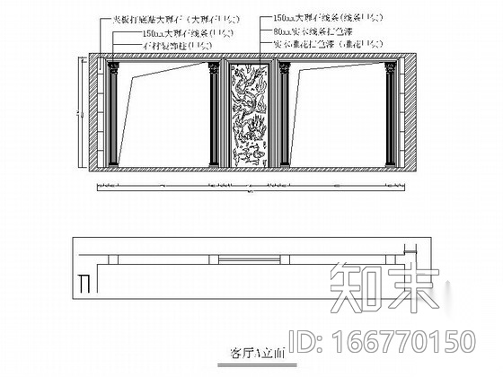 豪华170万装修的三层欧式乡村风格别墅室内设计施工图（...cad施工图下载【ID:166770150】