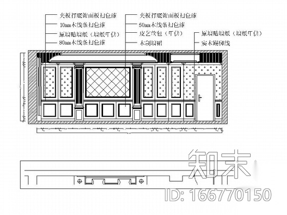 豪华170万装修的三层欧式乡村风格别墅室内设计施工图（...cad施工图下载【ID:166770150】