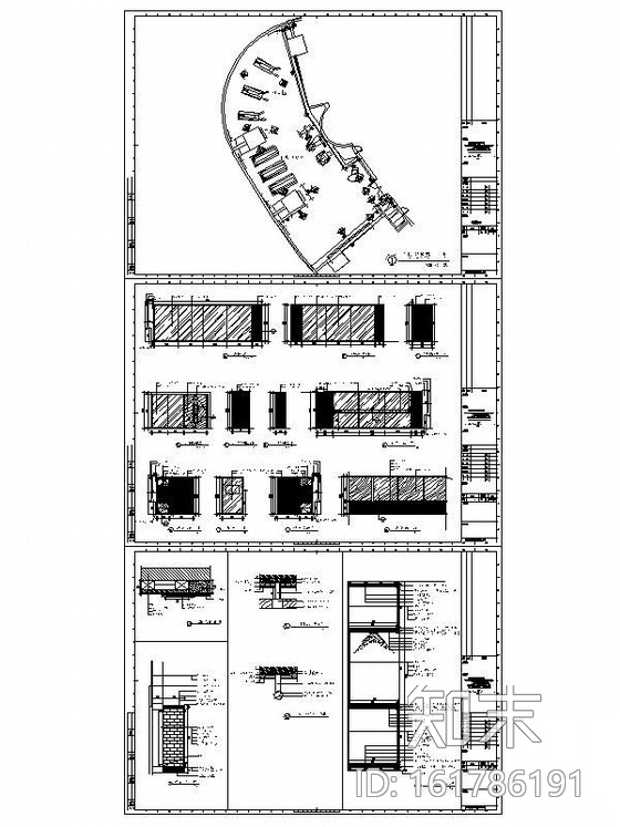 小型健身房室内设计图cad施工图下载【ID:161786191】