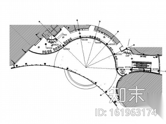 [福建]精装酒店大堂室内装修图cad施工图下载【ID:161963174】