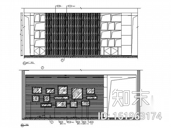 [福建]精装酒店大堂室内装修图cad施工图下载【ID:161963174】
