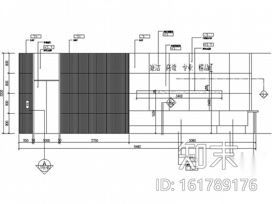 [深圳]居民住宅管理现代办公室装修施工图（含效果）施工图下载【ID:161789176】