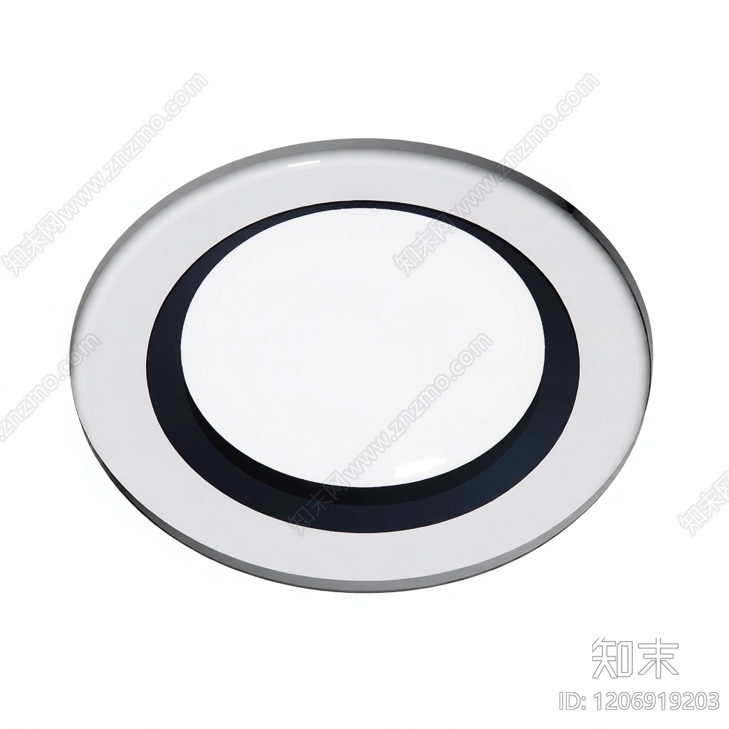 圆形嵌入式灯具3D模型下载【ID:1206919203】
