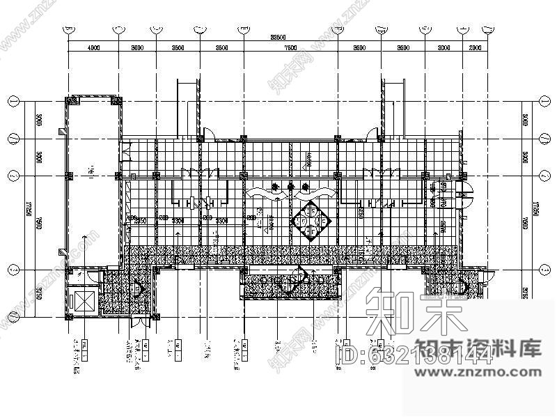 施工图江苏某学院图书馆装修图(含效果)cad施工图下载【ID:632138144】