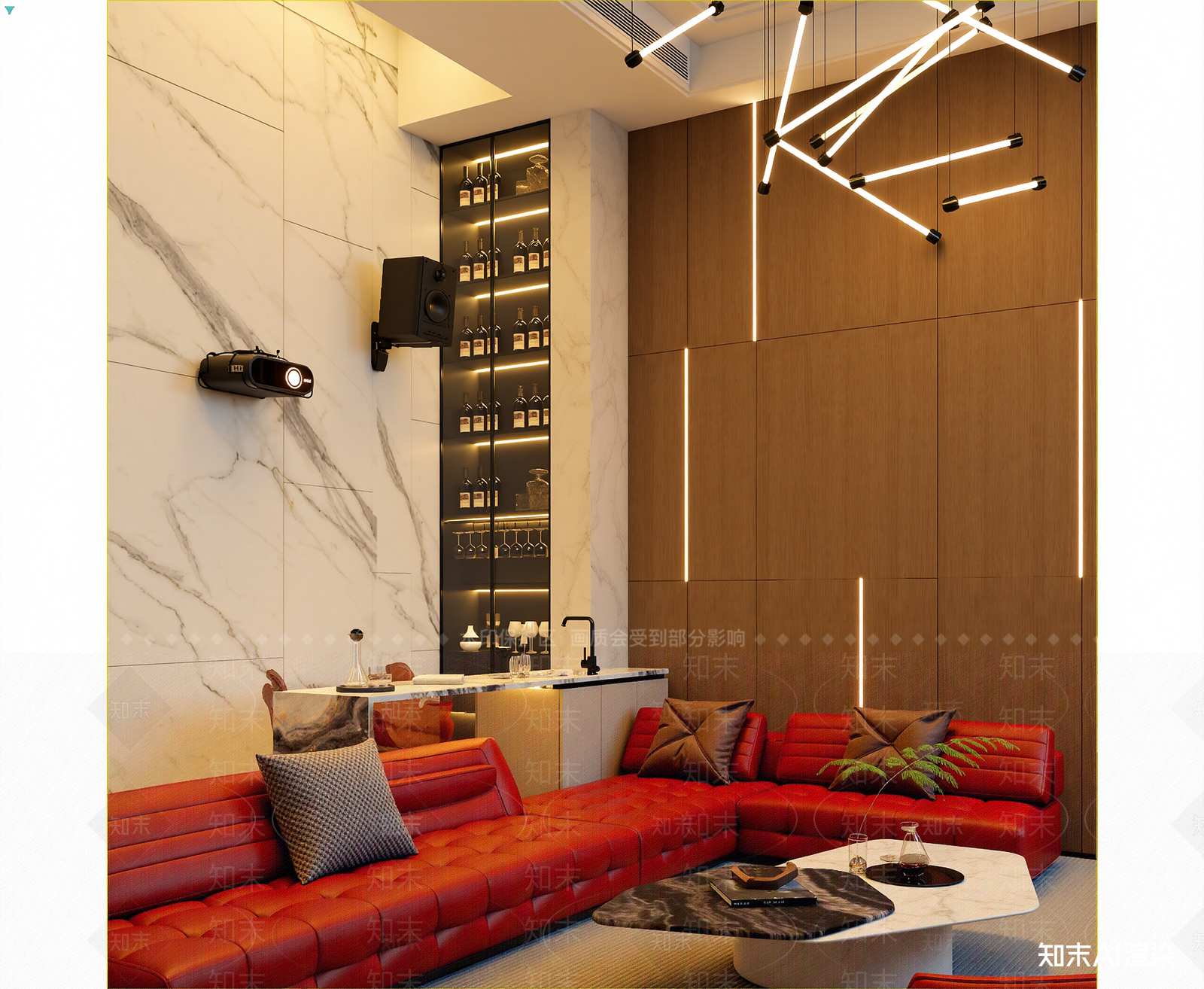 现代酒吧3D模型下载【ID:1214793634】