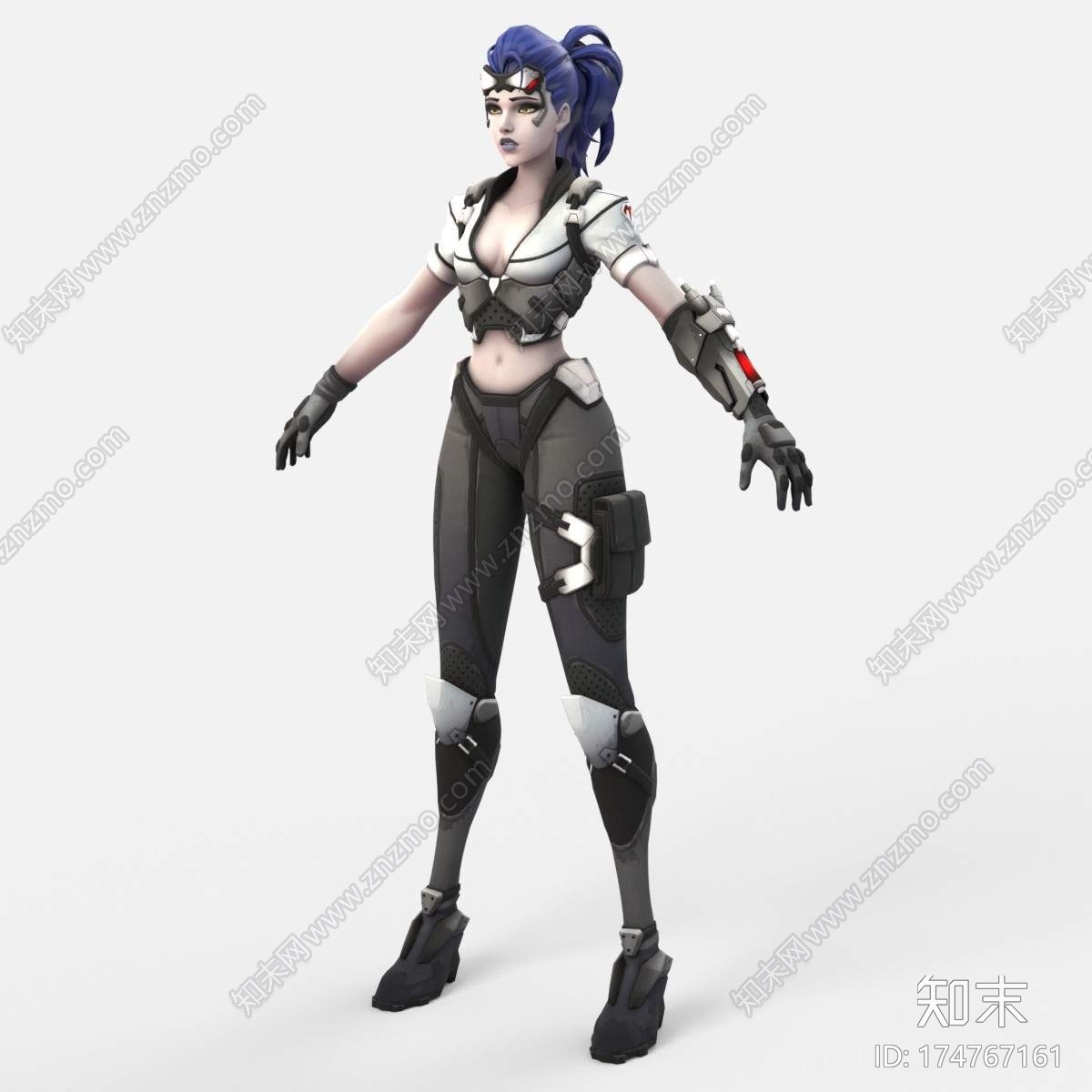 来自《守望先锋》3D的WidowmakerCG模型下载【ID:174767161】