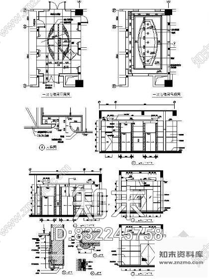 图块/节点病房大楼电梯间详图cad施工图下载【ID:832245758】