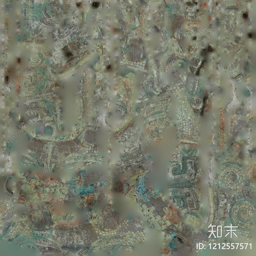 传统纹样贴图下载【ID:1212557571】