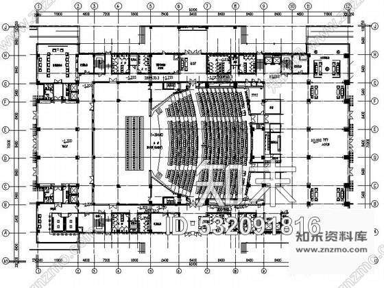 施工图江苏某博览会会议中心室内装修施工图含效果cad施工图下载【ID:532091816】