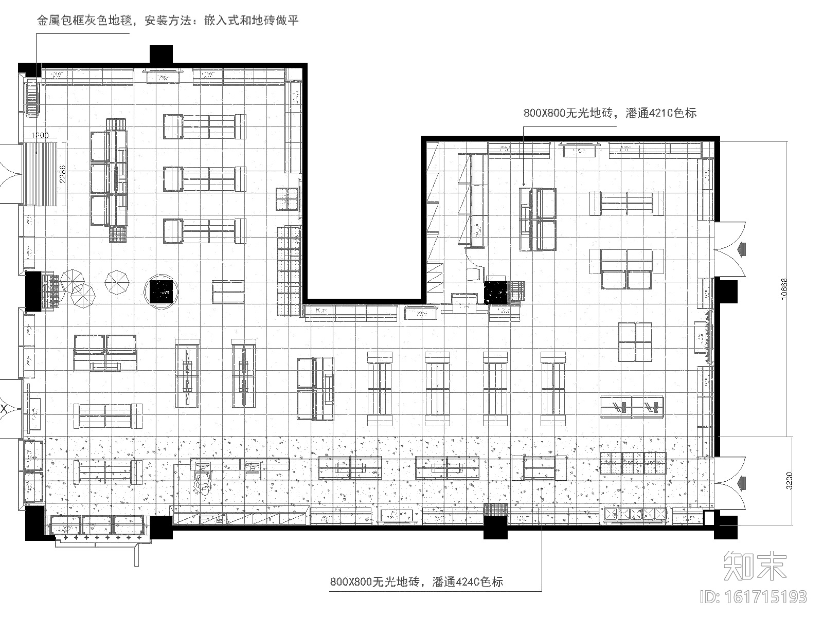 扣乐扣上海漫游城店室内装修施工图+效果图施工图下载【ID:161715193】