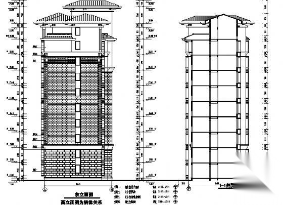 合肥市某九层住宅楼建筑施工图施工图下载【ID:149886178】