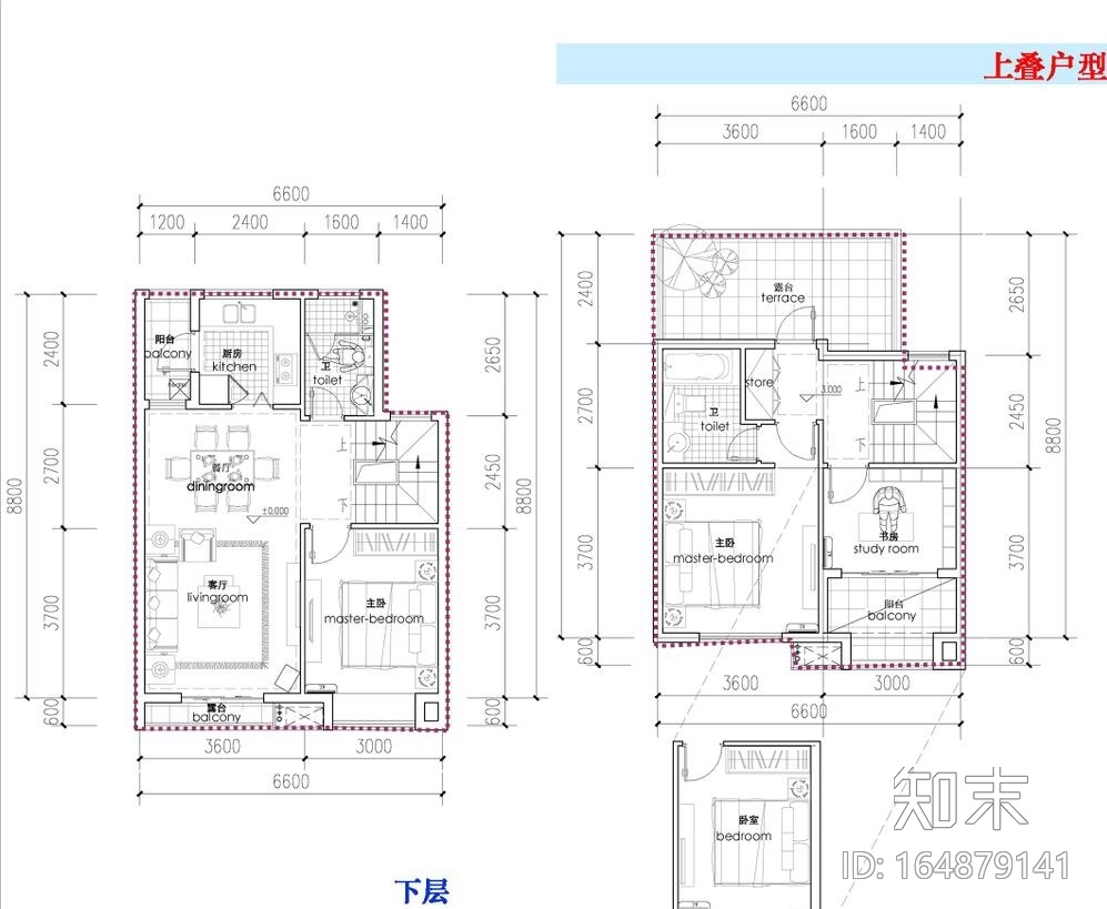 知名企业经纬项目户型研发（JPG+26页）cad施工图下载【ID:164879141】