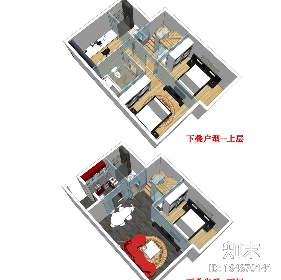 知名企业经纬项目户型研发（JPG+26页）cad施工图下载【ID:164879141】