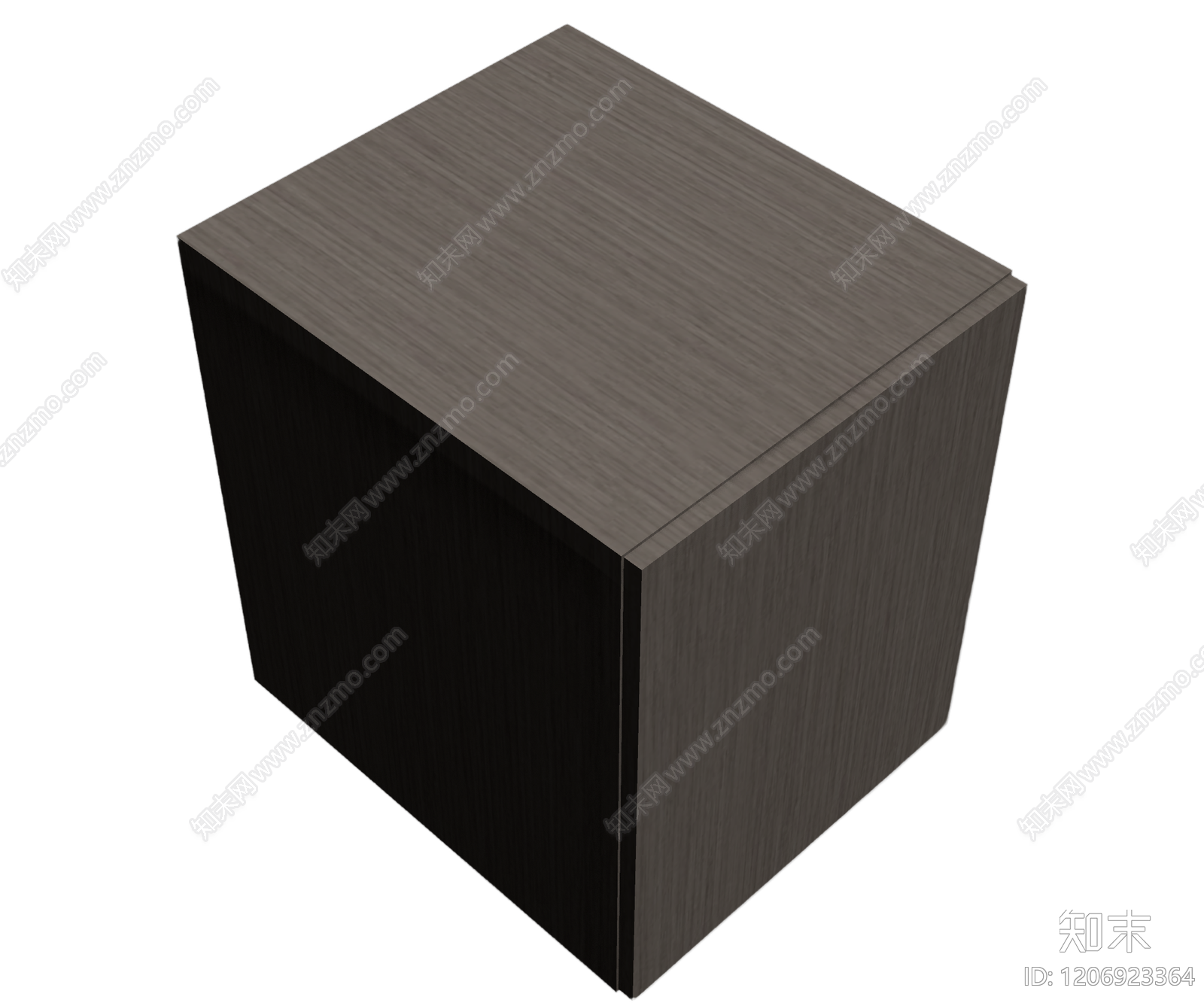 木纹柜体组件3D模型下载【ID:1206923364】