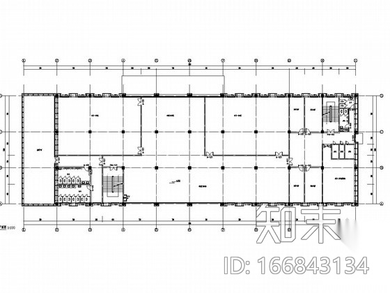 [石材幕墙]三层驾考技术服务区楼外墙施工图（2栋）施工图下载【ID:166843134】