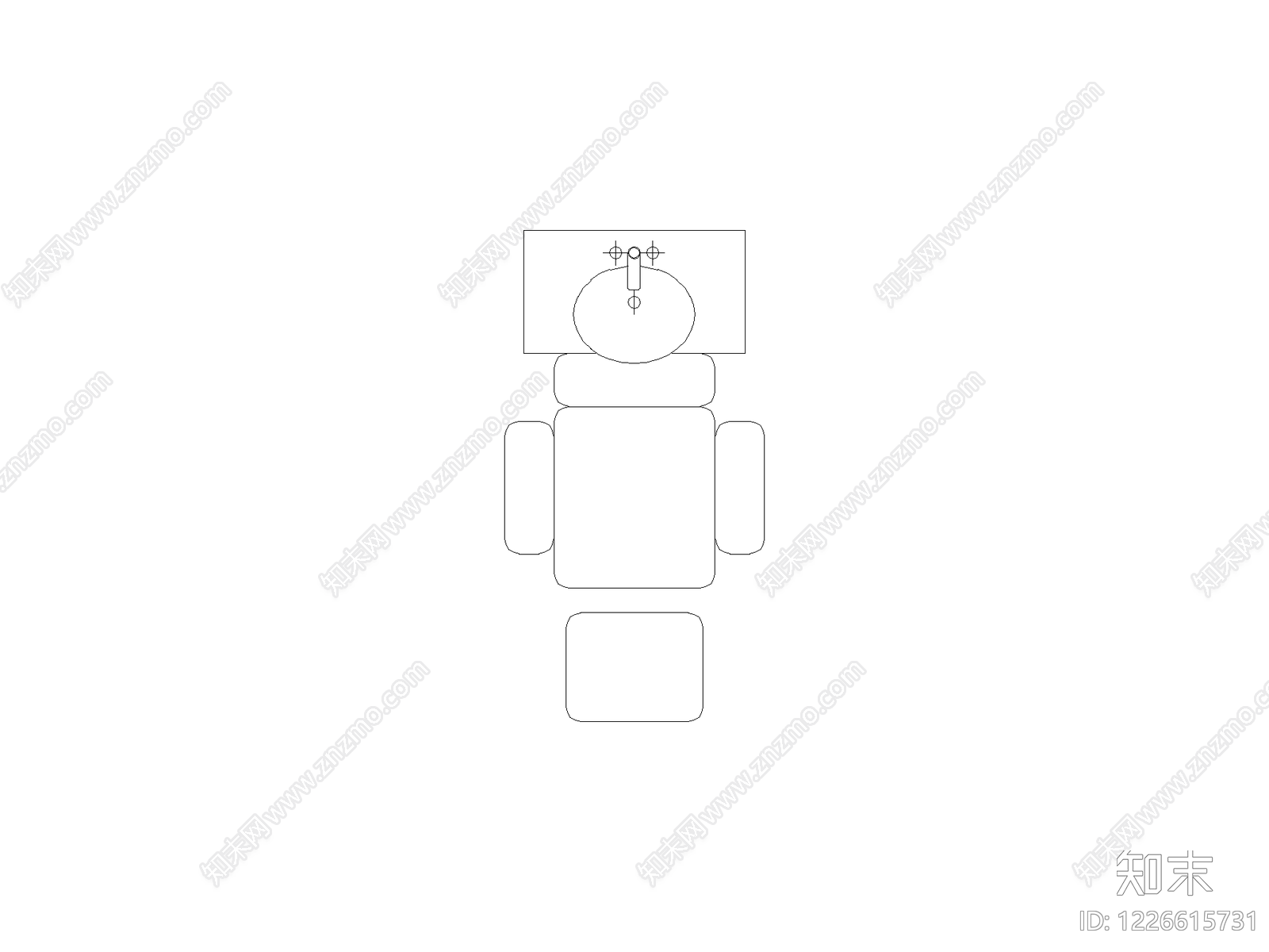 洗浴水疗美疗美发设备图块cad施工图下载【ID:1226615731】