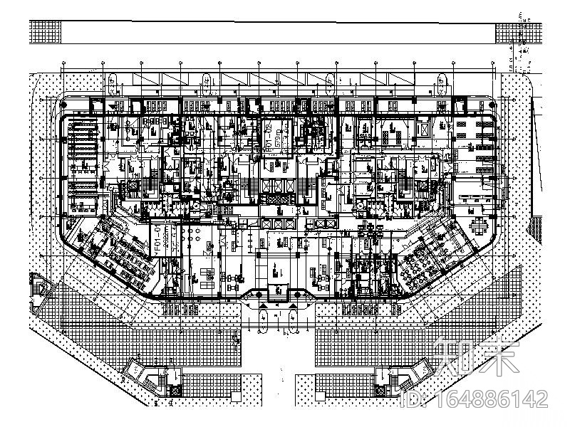 海口优联国际医院空调通风防排烟施工图设计施工图下载【ID:164886142】