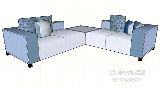 组合沙发SU模型下载【ID:418035138】