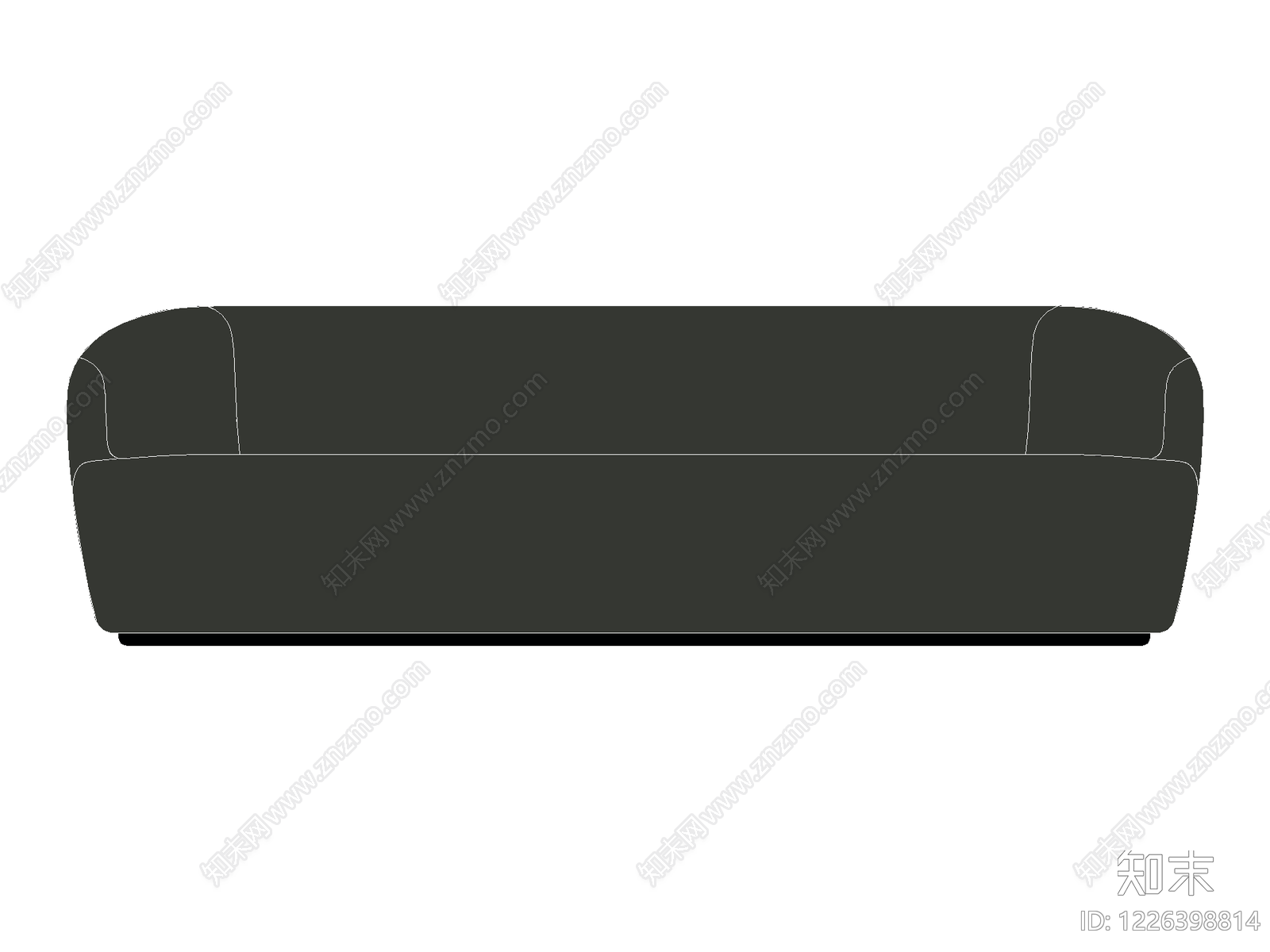 沙发cad施工图下载【ID:1226398814】