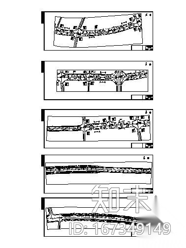 安徽某道路设计图纸cad施工图下载【ID:167349149】