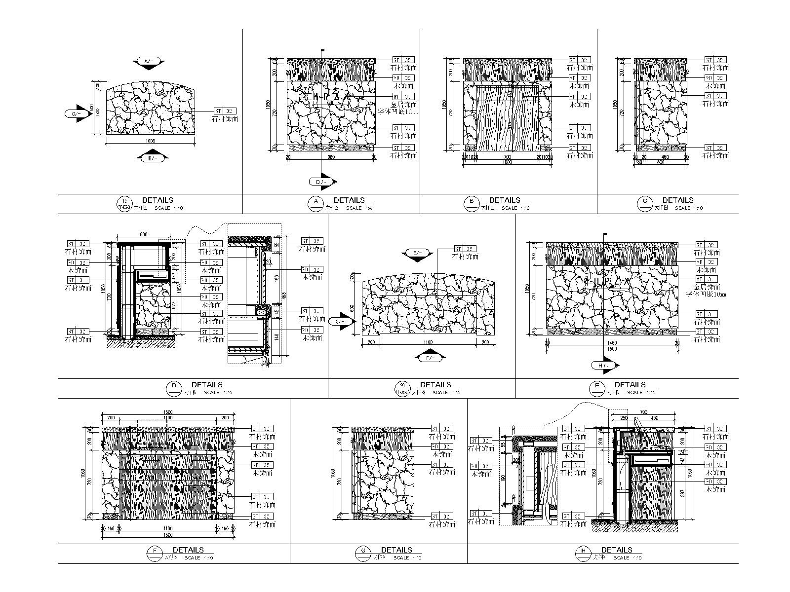 温州和平整形医院效果图+施工图cad施工图下载【ID:160650180】