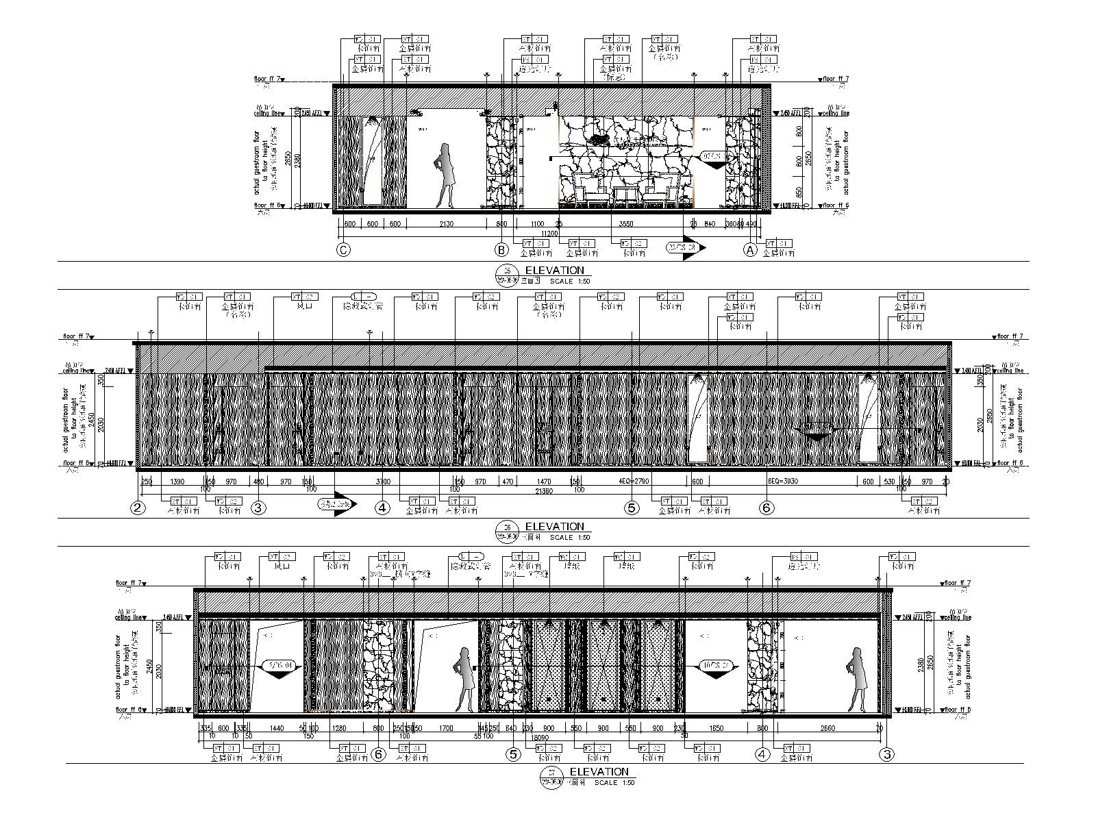 温州和平整形医院效果图+施工图cad施工图下载【ID:160650180】