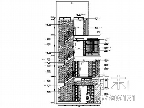 [广州]现代东方气质三层别墅样板间室内装修图（含实景）cad施工图下载【ID:167309131】