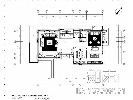 [广州]现代东方气质三层别墅样板间室内装修图（含实景）cad施工图下载【ID:167309131】