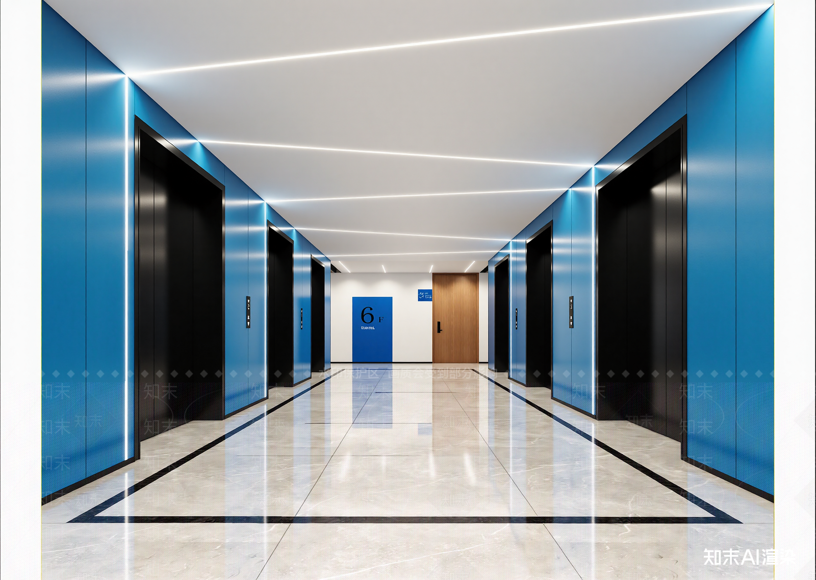 现代走廊3D模型下载【ID:1214774520】